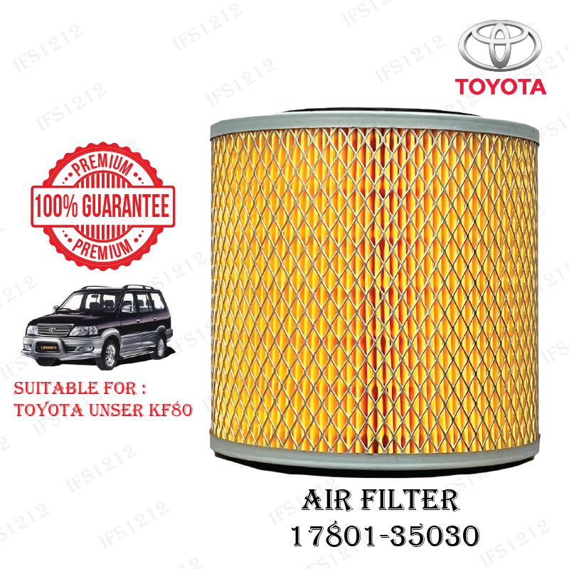 TOYOTA UNSER KF80 AIR FILTER 17801-35030