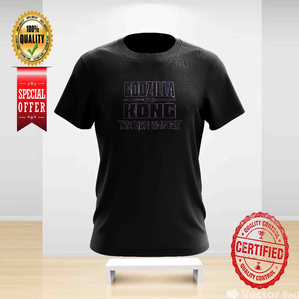 GODZILLA X KONG THE NEW EMPIRE DESIGN 3 TSHIRT คอกลมสําหรับทั้งหมด