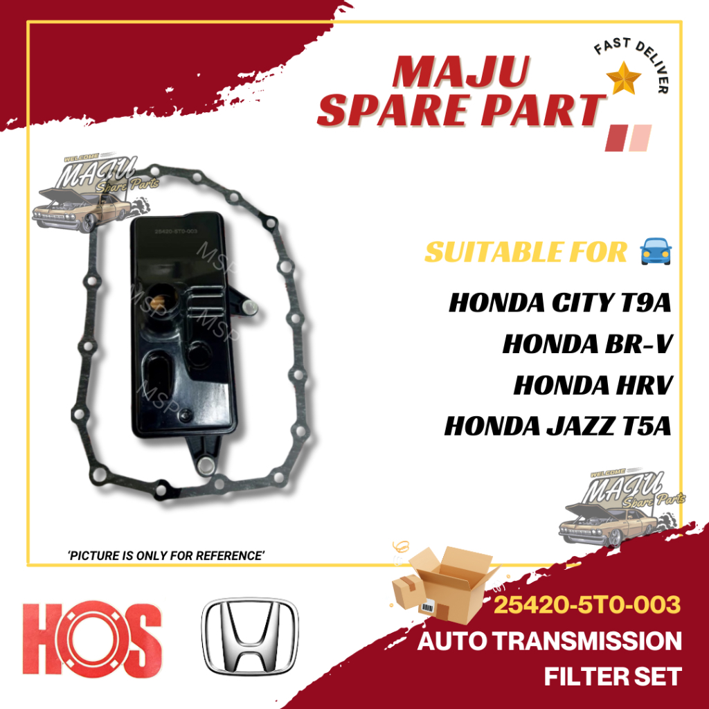 MSP HONDA CITY T9A/BRV/HRV/HONDA JAZZ T5A AUTO TRANSMISSION FILTER SET AUTO GEAR BOX FILTER SET 2542