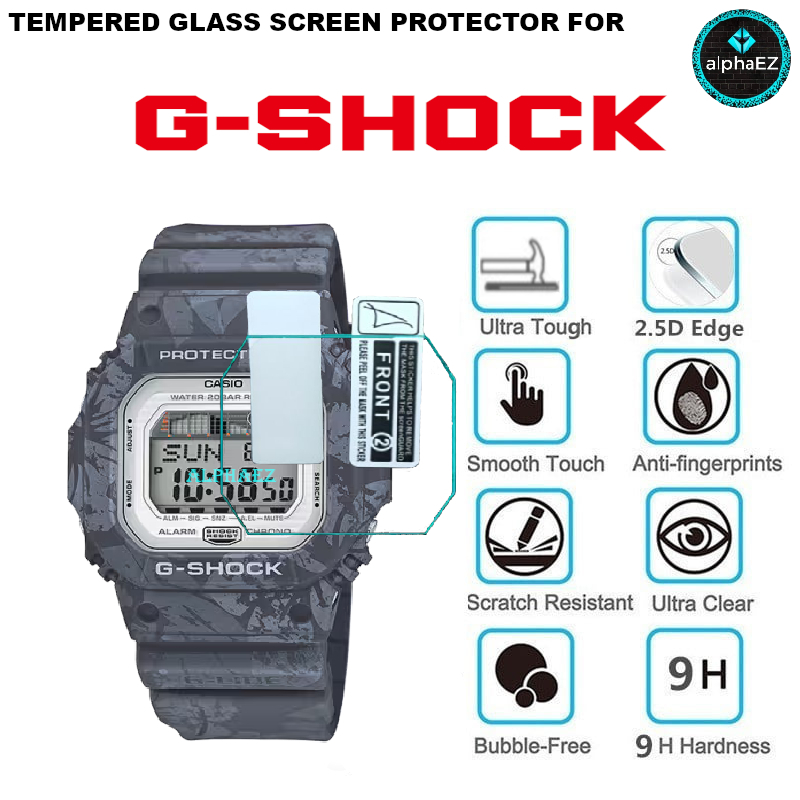 Casio G-Shock GLX-5600F-8 9H นาฬิกาป ้ องกันหน ้ าจอกระจกนิรภัย Scratch Resist DW5600 DW5610 GM5600 GWB5600