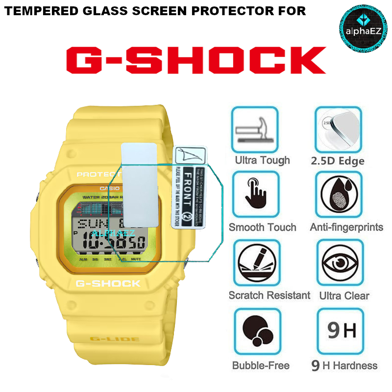 Casio G-Shock GLX-5600RT-9 9H นาฬิกาป ้ องกันหน ้ าจอกระจกนิรภัย Scratch Resist DW5600 DW5610 GM5600 GWB5600