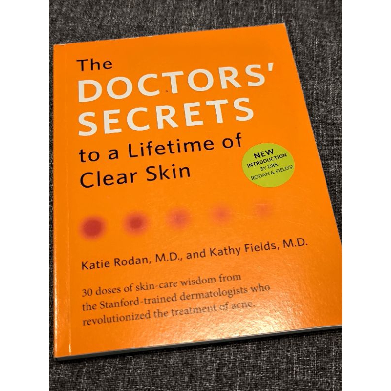 The Doctors Secrets To A Lifetime Of Clear Skin Book By Katie Rodan Skin care คุณหมอผิวหนัง