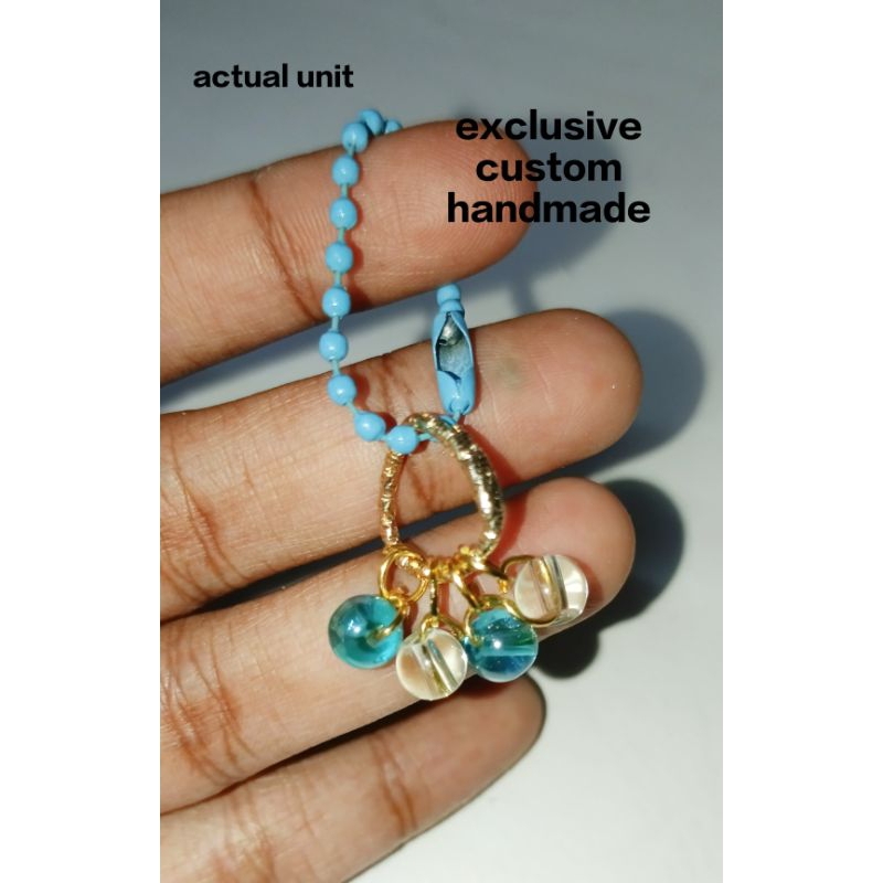 (KEYCHAIN) FASHION BEADS EXCLUSIVE CUSTOM HANDMADE BRACELET