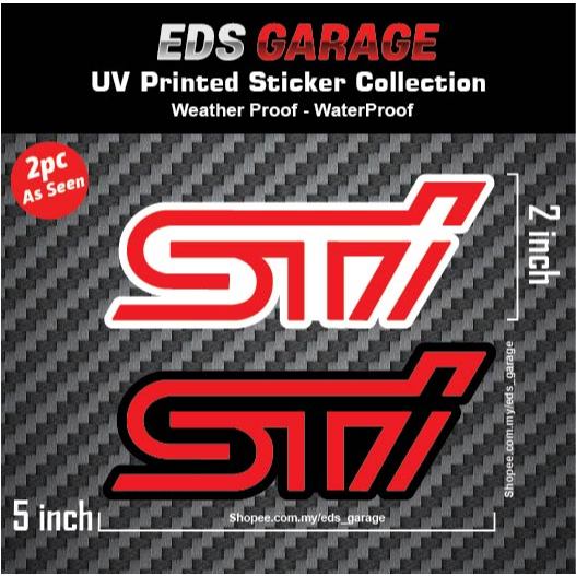 Subaru WRX STI Impreza XV Forester BRZ สติ๊กเกอร์ JDM