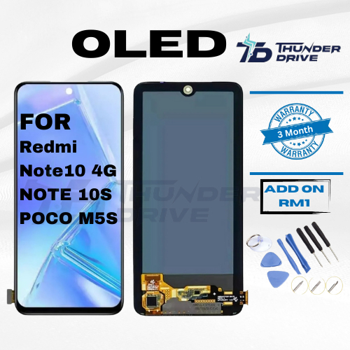 Thunder Drive OLED หน้าจอสัมผัส LCD เข้ากันได้กับ REDM NT10 4G NT10 S PCO M5S