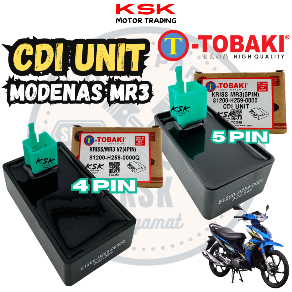 TOBAKI CDI หน่วยโมเด็ม KRISS MR3 EURO 3 110 4PIN 5PIN 4WIRE 5WIRE