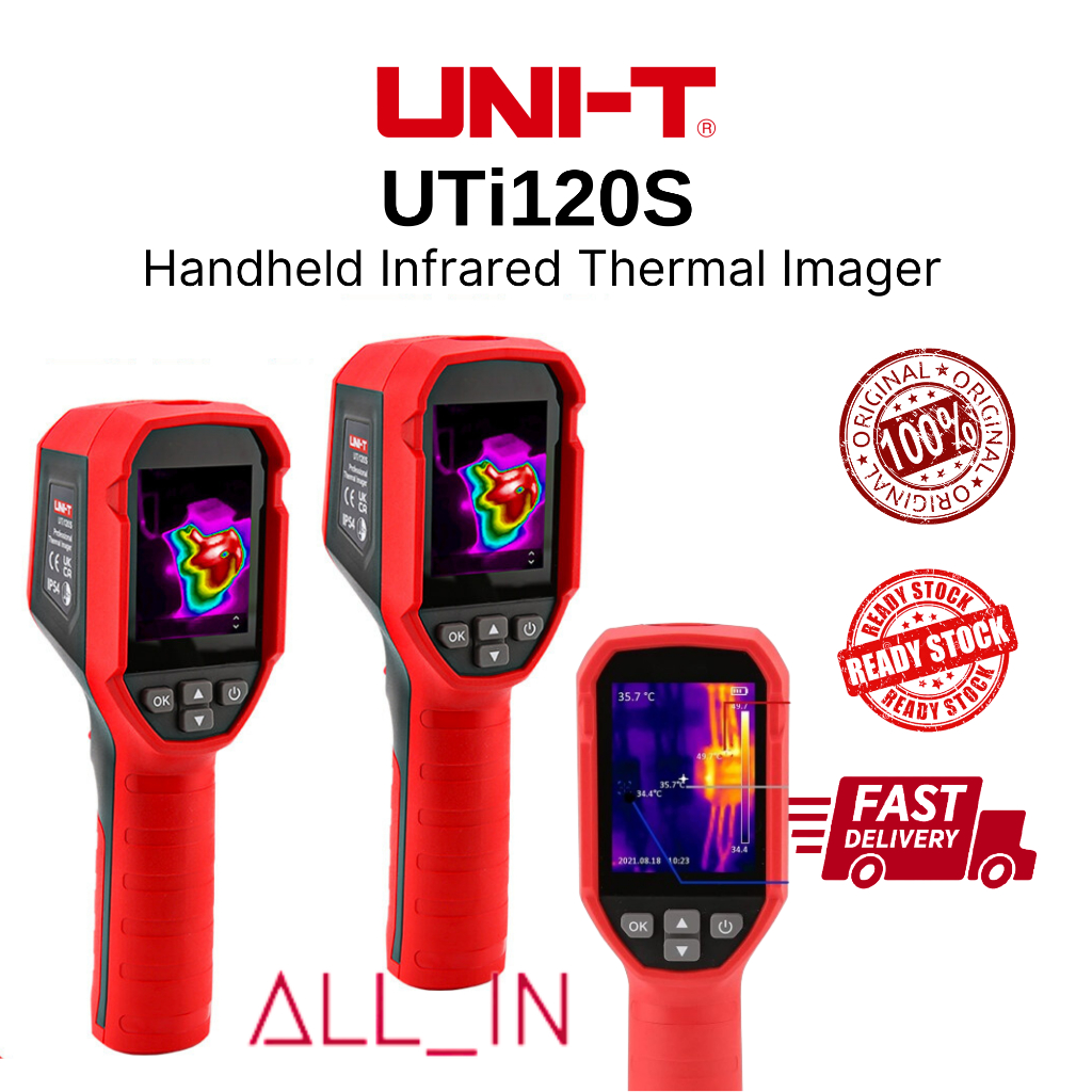 Uni-t UTi120S เครื่องภาพความร้อนอินฟราเรดแบบมือถือ -