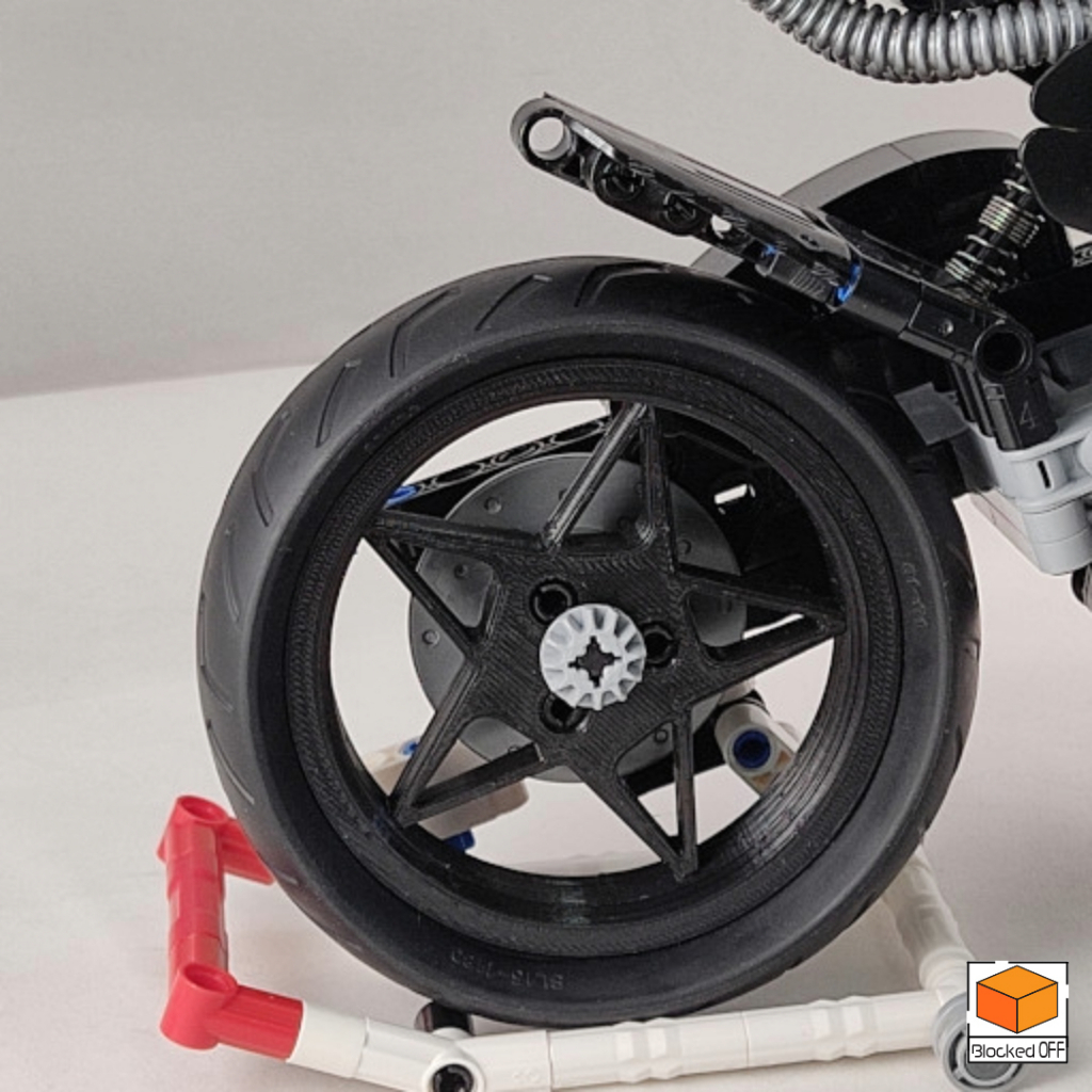 ขอบแบบกําหนดเองสําหรับ Lego / Lepin / Mound King / MOC Technic Motorcycle - Forged Star