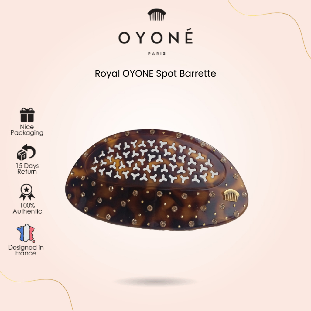 Oyone Royal OYONE Spot Barrette เครื่องประดับผมคลิปผม Pin Sepit Rambut 发夹