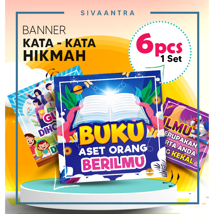 KATA-KATA HIKMAH_BANNER_20 INCH X 20 INCH_การพิมพ์คุณภาพสูง