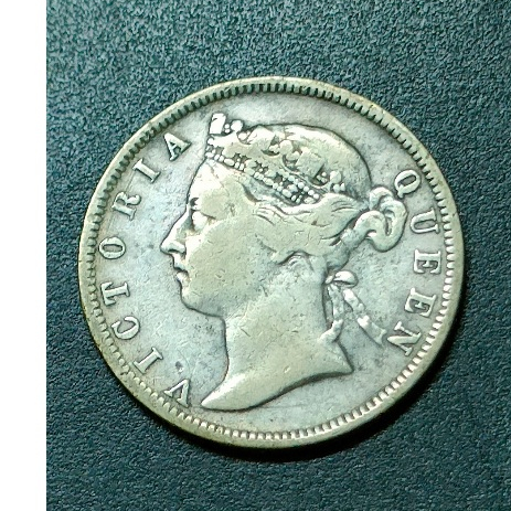 Straits Settlement Queen Victoria 20 Cent 1901