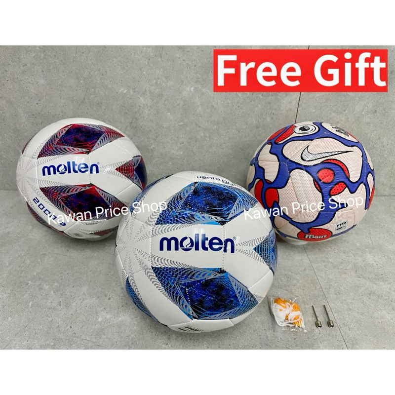 Jual Molten Size 5 Football F5A2000-A Bola Sepak (ข้อบกพร่อง)