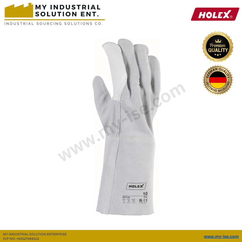 HOLEX / Welders Safety Gloves / ถุงมือหนัง / อุปกรณ์ป้องกันมือ / 094128