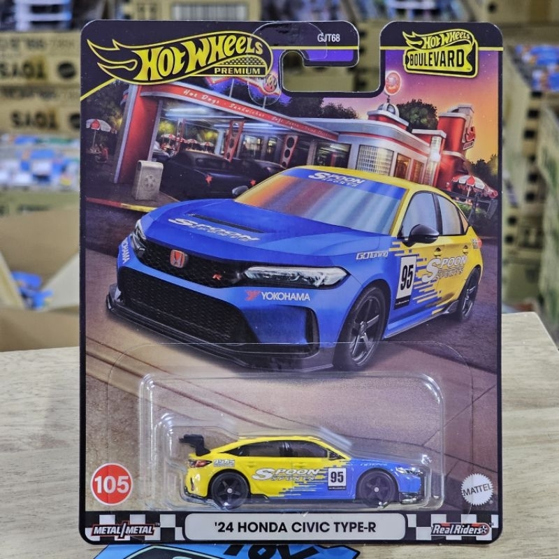 HOT WHEELS PREMIUM 24 HONDA CIVIC FL5 TYRE-R BOULEVARD SPOON