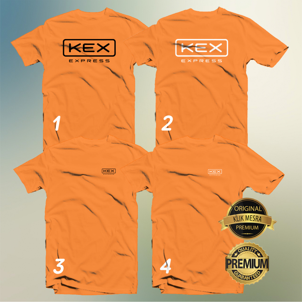KEX EXPRESS เสื้อยืดผู้ชายผู้หญิงแขนสั้นแขนยาว