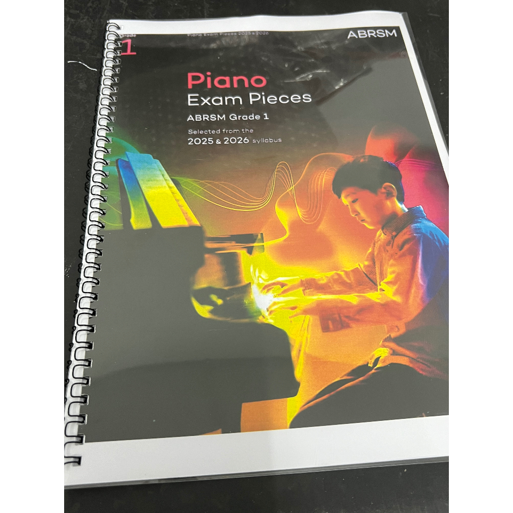 [PRINT] ชิ้นส่วนสอบเปียโน ABRSM 2025-2026 เกรด 1 ถึง ป. 8 รวมฮาร์ดโคปี้