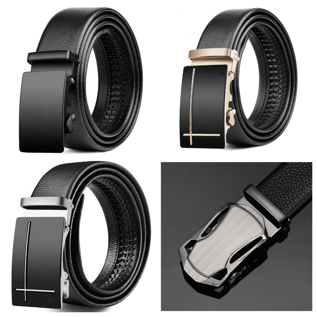 [FF88] เข็มขัดผู้ชาย PU วัสดุหัวเข็มขัดอัตโนมัติ Tali Pinggang Kulit Lelaki 男士腰带 自动扣