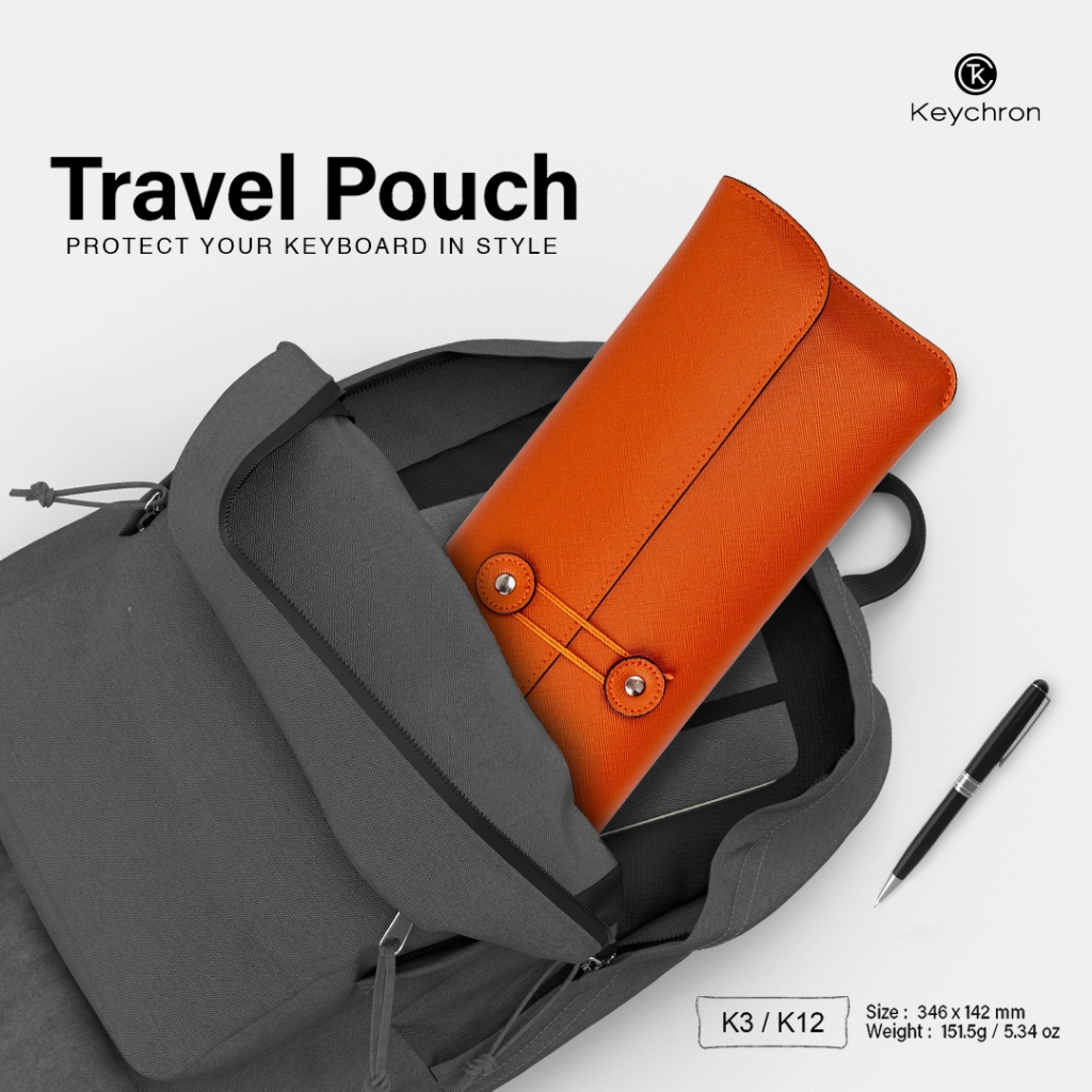 Keychron K3 และ K12 SAFFIANO กระเป๋าเดินทางหนัง