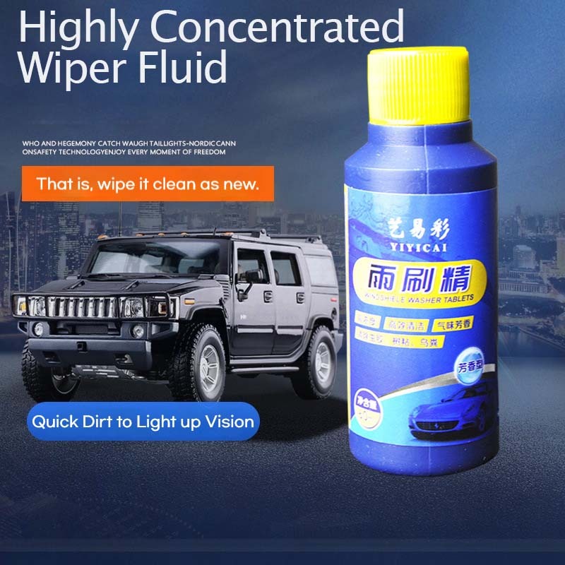 Highly Concentrated Wiper Fluid Nano Windshield Cleaner 60ml Car Wiper Glass Cleaner Pencuci Cermin