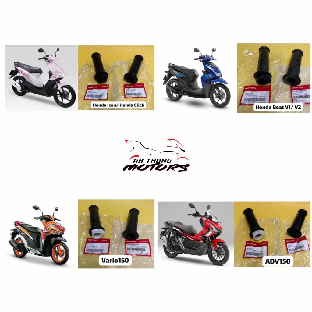 Honda Adv150/ Vario150/ Beat Fi V1,V2/ Icon110, Click110 ชุดแฮนด์ L/R พร้อมท่อคันเร่ง