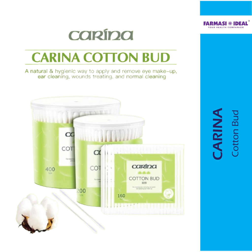 Carina Cotton Bud สําลีเยื่อกระดาษ