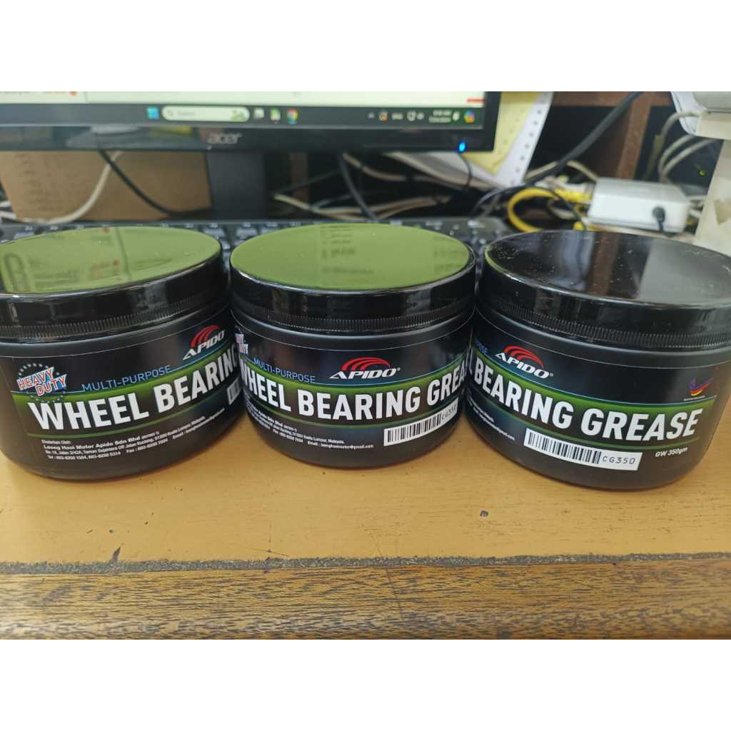 Heavy Grease Brush Cutter Gris 350gm Grease Miyak Grease Mesin Rumput Grease Color Merah Heavy Duty