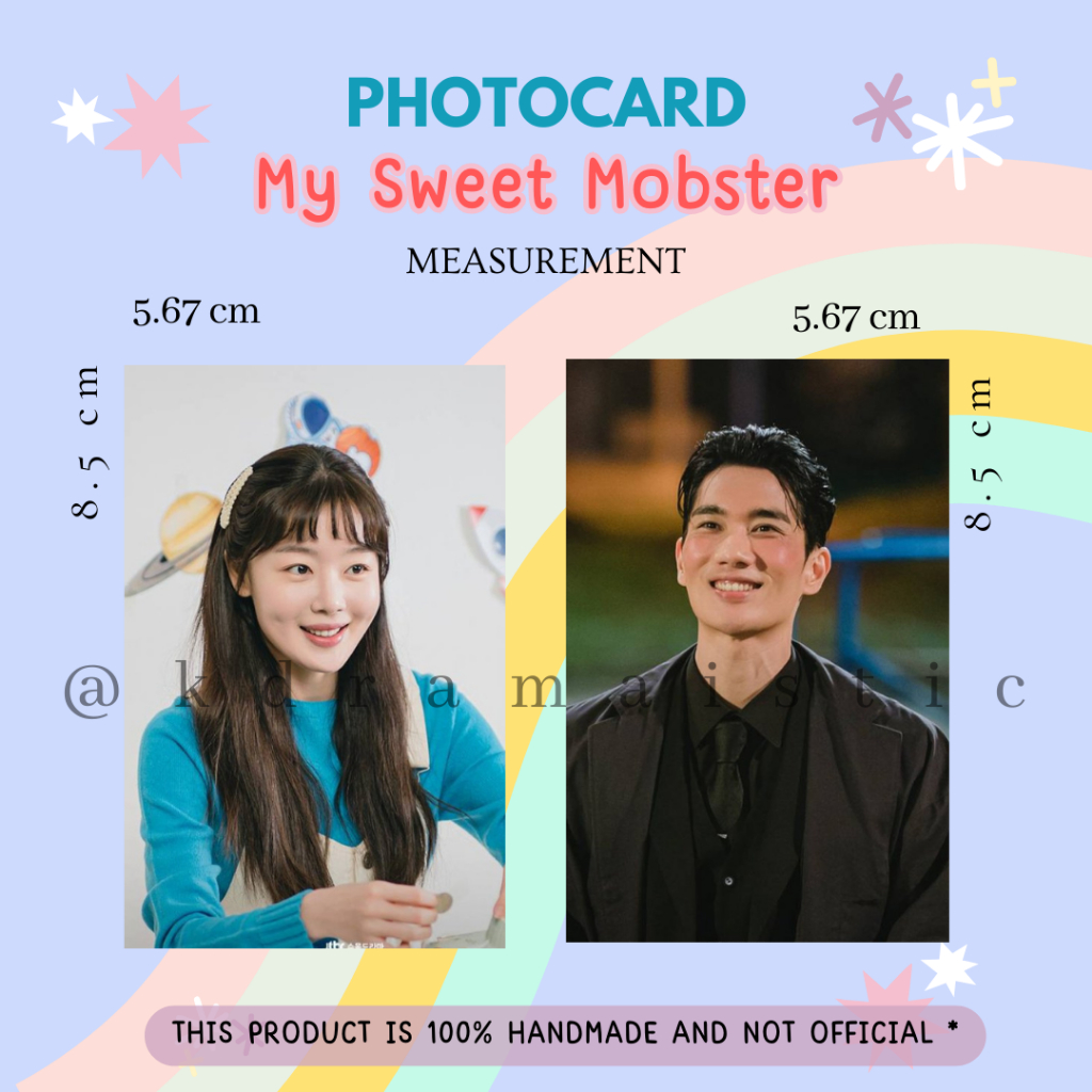 KDRAMA MY SWEET MOBISTER PHOTOCARD FAN MADE KDRAMA MERCH