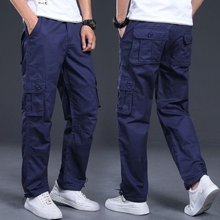 [Expert Quality] Seluar 100% Cotton Straight Cut (DK) Six Pocket Slack Workwear Pinggang Pakai belt Workwear Kerja pant