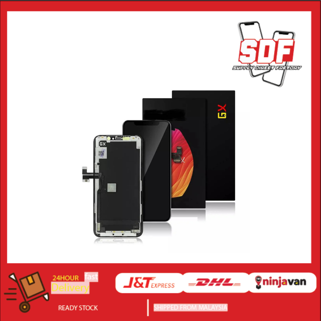 (SDF) LCD GX OLED หน้าจอสัมผัสจอแสดงผล Digitizer สําหรับ X/XS/XS MAX/12 PRO MAX/12/12 PRO/11PRO/11PR