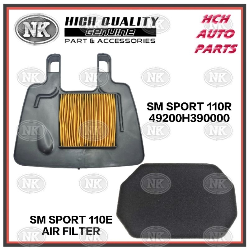 AIR FILTER ELEMENT - BENELLI - SM SPORT 110R - 49200H390000/ SM SPORT 110E - N1/N2 (NK)