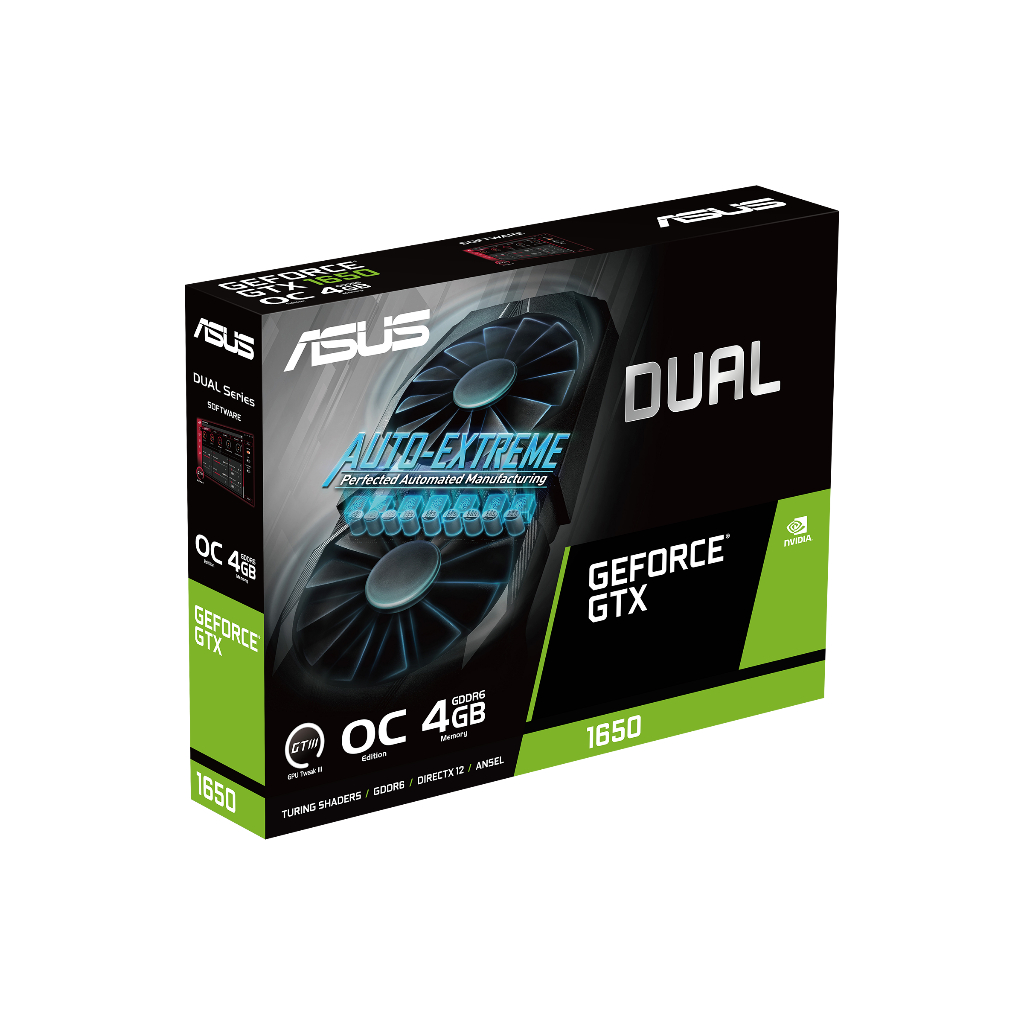 Asus Dual GeForce GTX 1650 V2 OC Edition 4GB GDDR6 ~ GTX1650-O4GD6-P-EVO