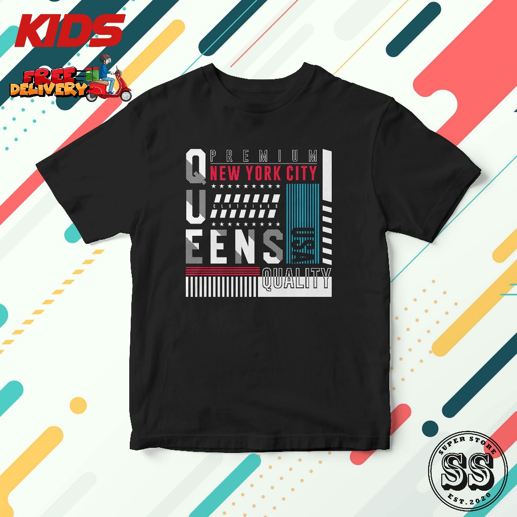 เด็กน่ารัก URBAN STREETWEAR DESIGN 7 ผ้าฝ้ายคุณภาพสูง BAJU BUDAK