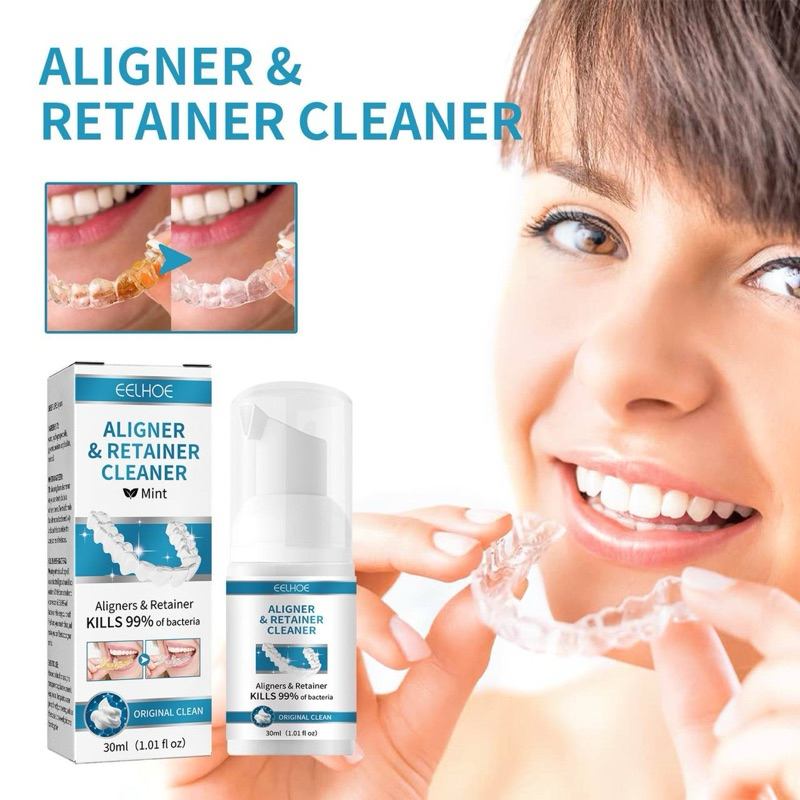 EELHOE ALIGNER & RETAINER CLEANER pembersih gigi palsu pencuci gigi palsu flase teeth cleaner penghi