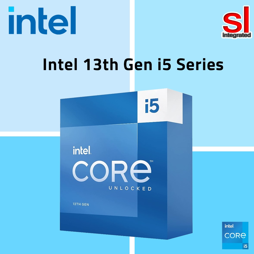 โปรเซสเซอร์ Intel 13th Gen Intel Core - G7400/I3-13100/I3-13100F/I5-13400F/I5-13400/I5-13600KF/I5-13