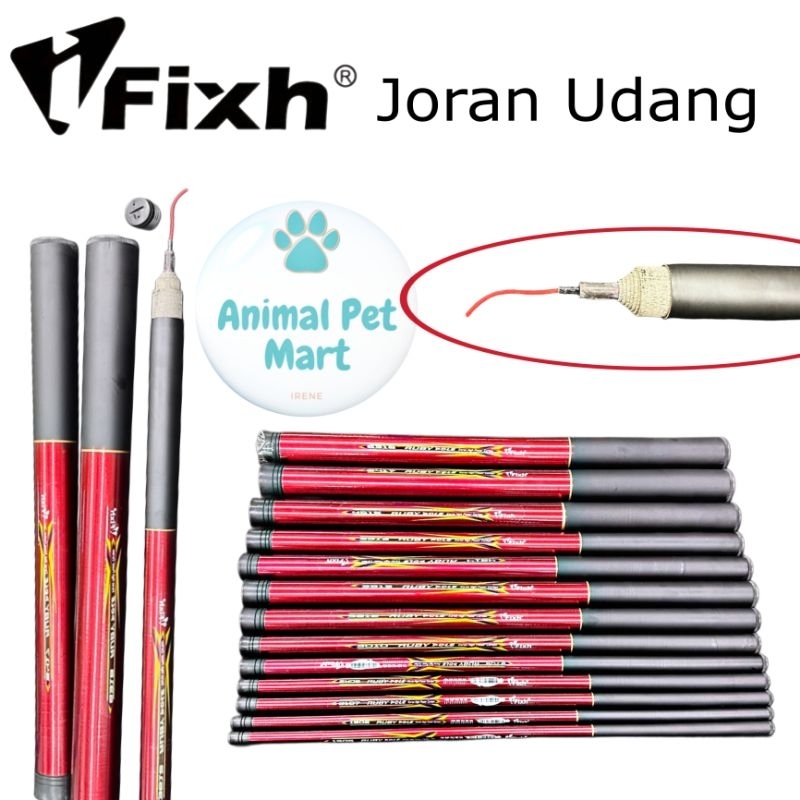 JORAN UDANG PANCING I-FIXH RUBY POLE ROD PRAWN ROD