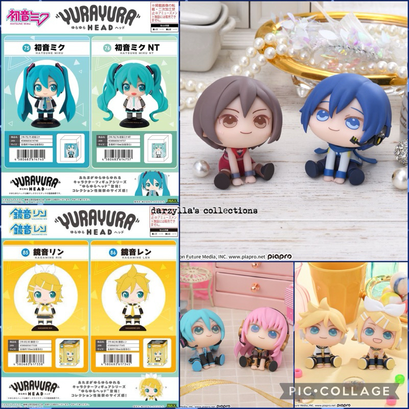 MAX Limited Pianpro Yura Yura Head Hatsune Miku Kagamine Rin Len Vocaloid Figure Project Sekai สินค้