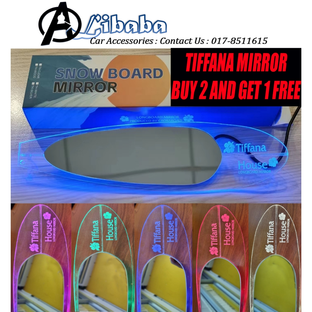 IBU Tiffana House Mirror Showboard ตกแต่ง [ 7 สี ]