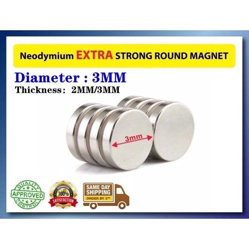3mm * 2MM/3MM SUPER STRONG Neodynium Magnet