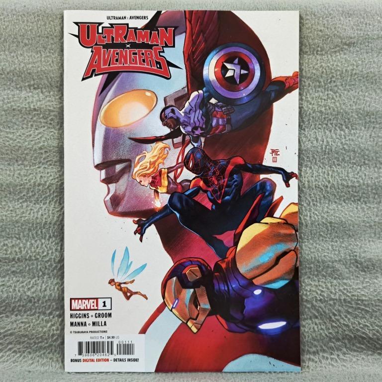 Ultraman X Avengers 1 (Marvel Comics) Kyle Higgins, Francesco Manna (ฉบับสุดท้าย)