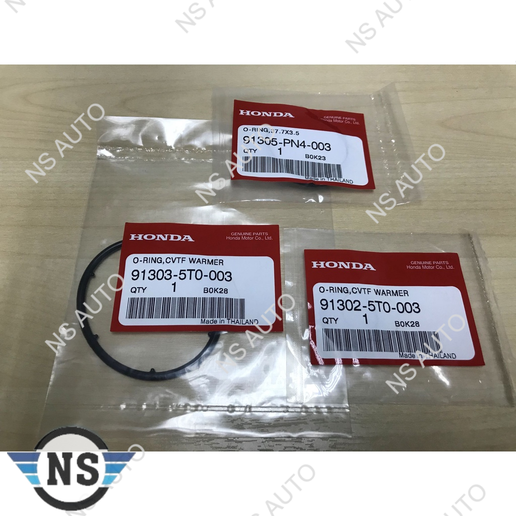 HONDA AUTO FILTER O RING SET HRV /JAZZ GK T5A/ CITY GM6 T9A/ ODYSSEY RC1/ CIVIC FC TEA 91302-5T0+913