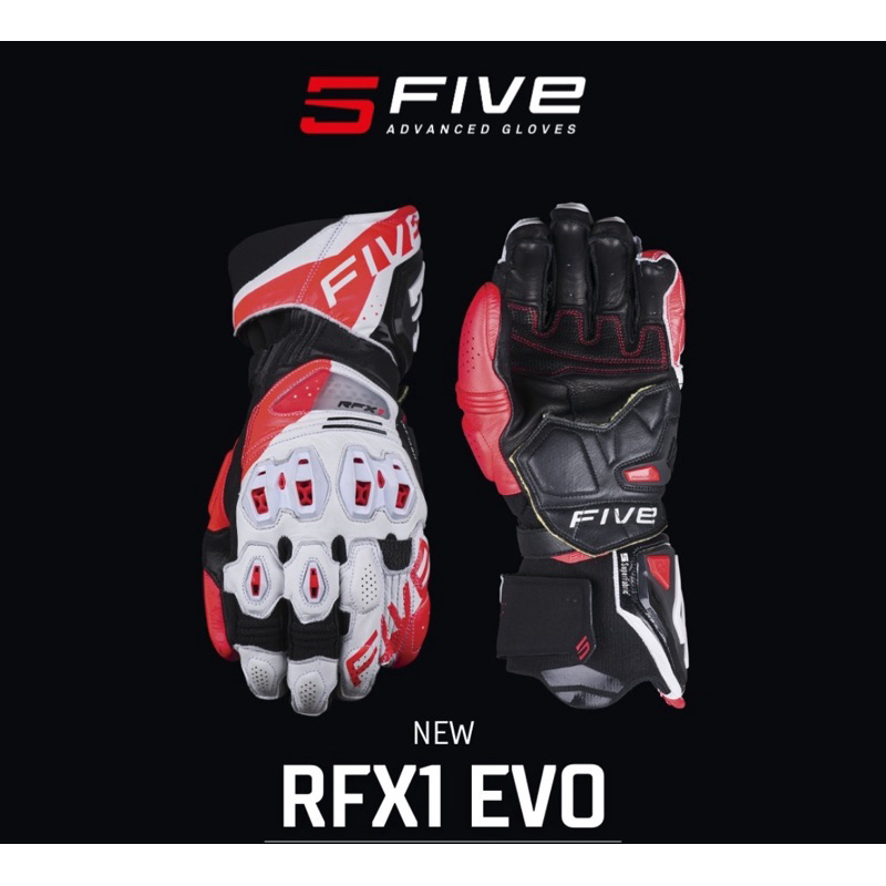 FIVE5 RFX 1 EVO 2025 RIDING ถุงมือถุงมือรถจักรยานยนต์ FIVE 5