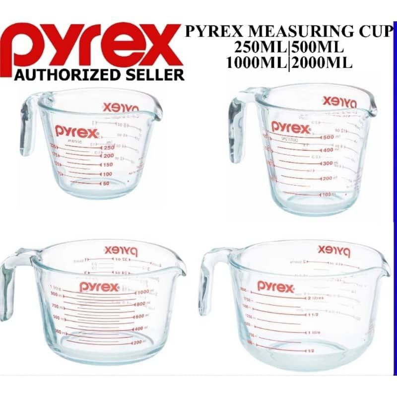 ข้อเสนอพิเศษ ถ้วยตวง Pyrex 250ml/500ml/1000ml และ 2000ml
