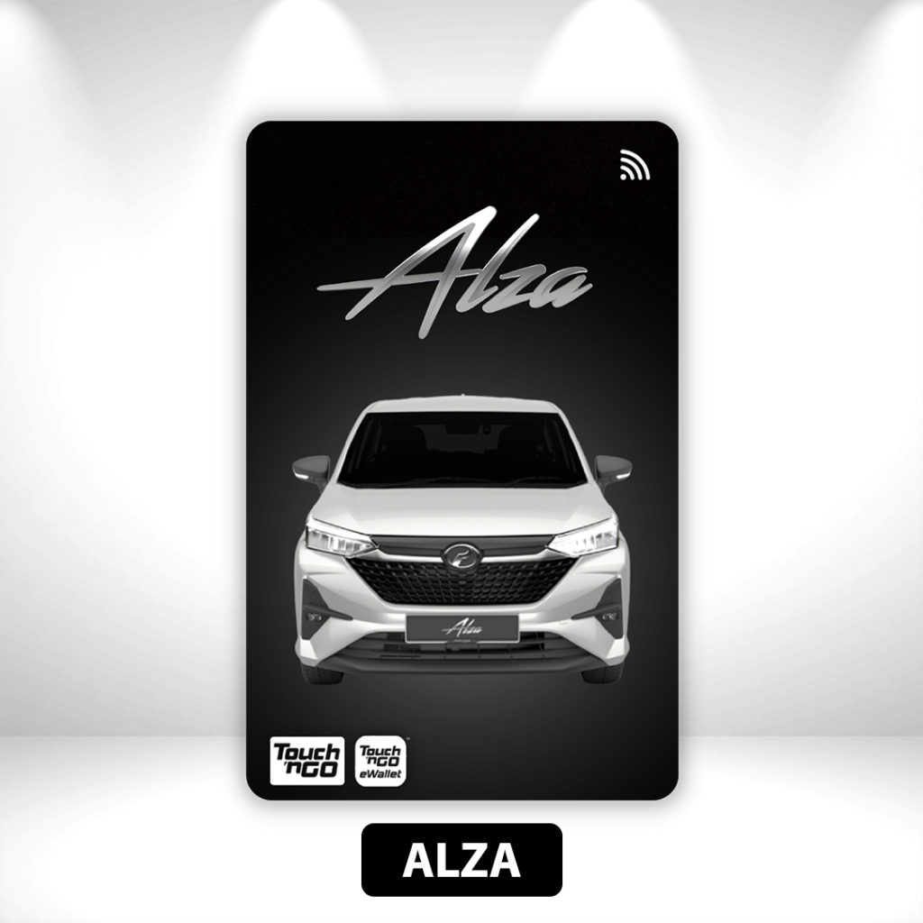 Perodua Alza - สติ๊กเกอร์ Touch n Go TNG สติ๊กเกอร์ NFC Card Skincard โดย Sticko Animation
