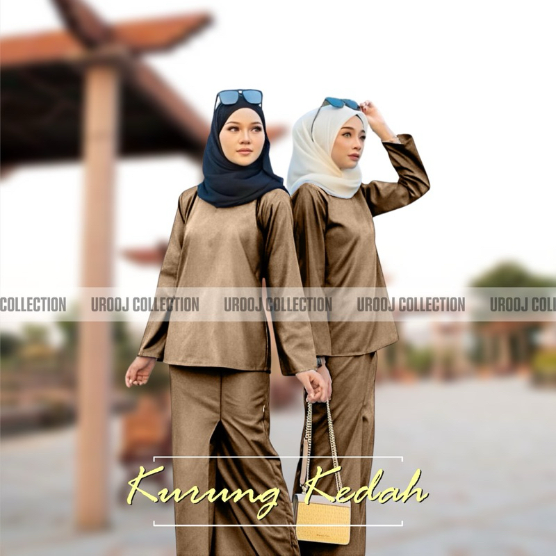 BAJU KURUNG KEDAH PLAIN uroojcollection