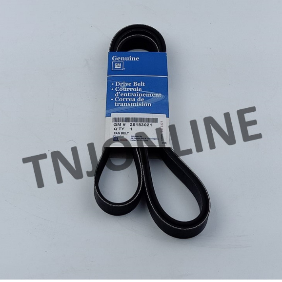 FAN BELT-CHEV OPTRA 1.6,AVEO 1.5 AIRTREK (25183021) (6PK1875)