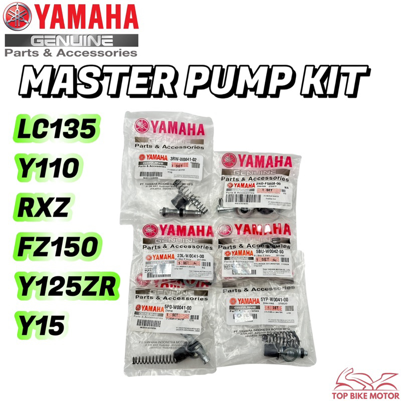 YAMAHA LC135 FRONT & REAR MASTER PUMP REPAIR KIT Y110 Y15ZR Y125ZR FZ150 RXZ RS150 FUTUREBRAKE PUMP 