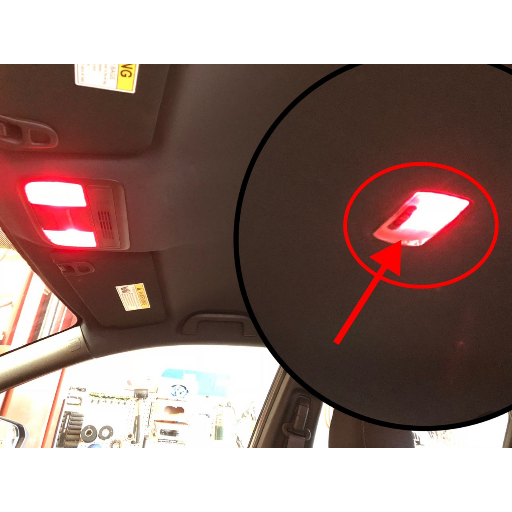 HONDA INTERIOR ROOM LAMP SET+BULB DOME ROOF LAMP BUMBUNG LAMPU+MENTOL GREY COLOR WARNA KELABU 34250-