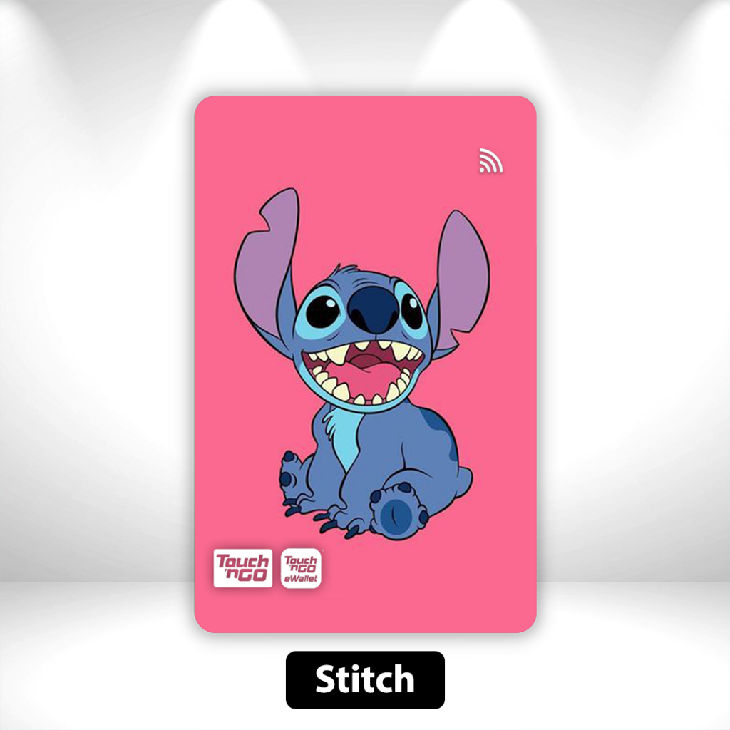 Stitch - Sticker Touch n Go TNG Sticker TNG NFC Card Skincard Stitch Sticker โดย Sticko Animation