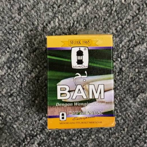BAM CAP MENARA BALM MENARA BRAND BALM HEALTHCARE BAM PENING KEPALA BAM UBAT PERNAFASAN WANGIAN SERAI