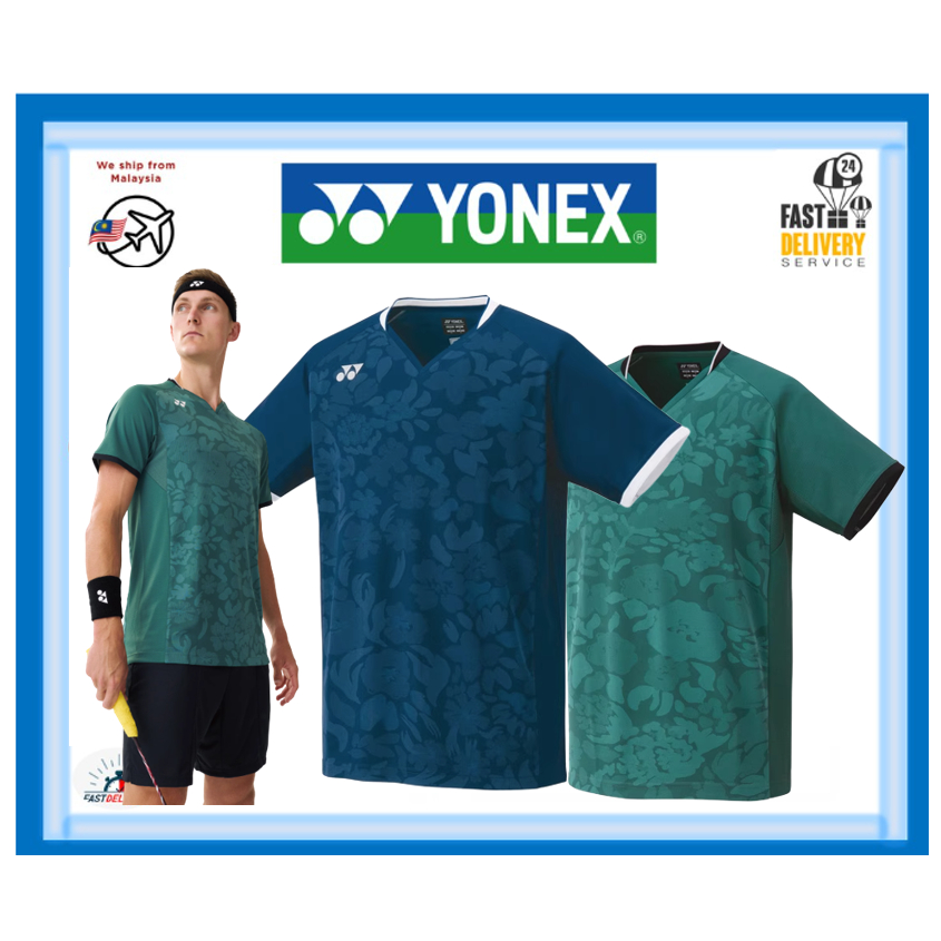 (BTM-123 และจัดส่งจาก 📢📣🎈 2022 เสื้อแข่งแบดมินตัน Yonex Victor Axelsen YONEX